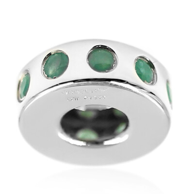 Colgante en plata con Esmeralda de Socoto (MONOSONO COLLECTION)