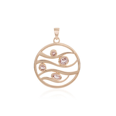 Colgante en plata con Turmalina rosa (MONOSONO COLLECTION)