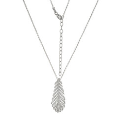 Collar en plata con Zircón (Adela Silber)