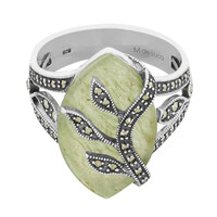 Anillo en plata con Aventurina
