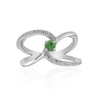 Anillo en plata con Tsavorita Kenia