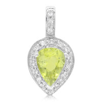 Colgante en plata con Turmalina cuprífera
