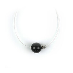 Collar en plata con Shungita