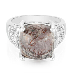 Anillo en plata con Jaspe Sonoran dendritas