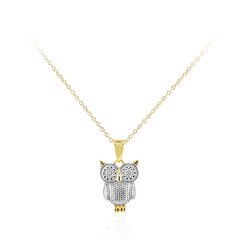 Collar en plata con Diamante I3 (I)