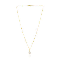 Collar en plata con Perla blanca Freshwater