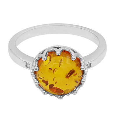 Anillo en plata con Ámbar