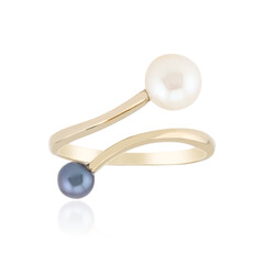 Anillo en plata con Perla blanca Freshwater
