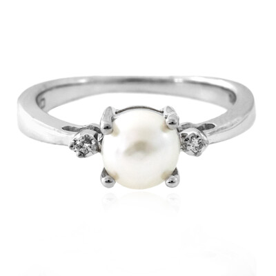 Anillo en plata con Perla Freshwater