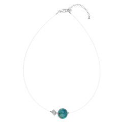 Collar con Ópalo azul de Atacama