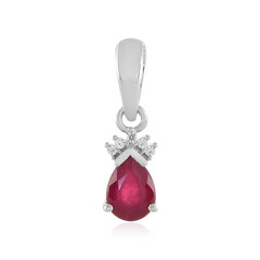 Colgante en plata con Rubí de Madagascar