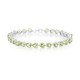 Brazalete en plata con Zafiro de Mozambique