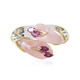 Anillo en plata con Cuarzo rosa (Gems en Vogue)