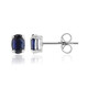 Pendientes en plata con Cianita de Nepal