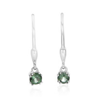 Pendientes en plata con Apatita Cromada