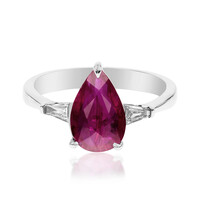Anillo en oro con Rubelita de Brasil AAA (CIRARI)