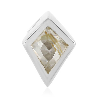 Colgante en plata con Cuarzo rutilado (MONOSONO COLLECTION)