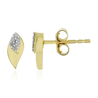 Pendientes en oro con Diamante limpio a lupa F (LUCENT DIAMONDS)