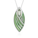 Collar en plata con Amatista verde (Adela Silber)