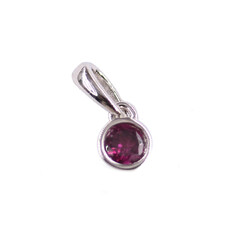 Colgante en plata con Granate de Tocantin