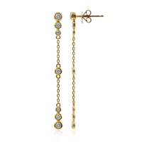 Pendientes en oro con Diamante I1 (H)  (CIRARI)
