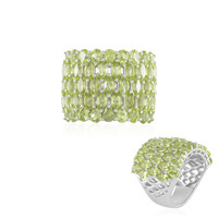 Anillo en plata con Peridoto