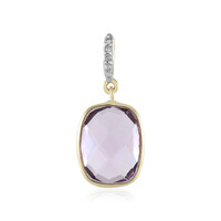 Colgante en oro con Amatista Rosa de Francia