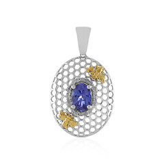 Colgante en oro con Tanzanita AAA (Ornaments by de Melo)