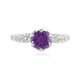 Anillo en plata con Amatista de Siberia