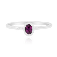 Anillo en plata con Rodolita