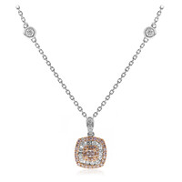 Collar en oro con Diamante rosa I1 (CIRARI)