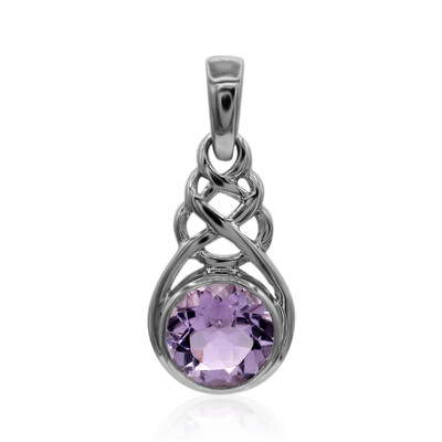 Colgante en plata con Amatista Rosa de Francia