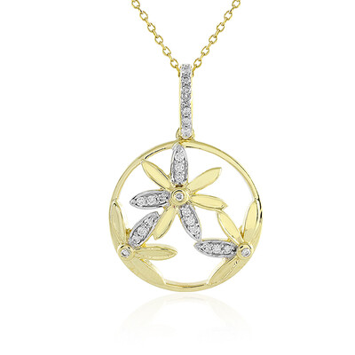 Collar en oro con Diamante limpio a lupa F (LUCENT DIAMONDS)