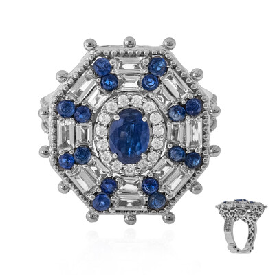 Anillo en plata con Cianita (Dallas Prince Designs)