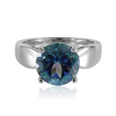 Anillo en plata con Topacio Neptuno