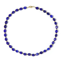 Collar en plata con Cuarzo azul royal