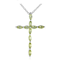 Collar en plata con Peridoto