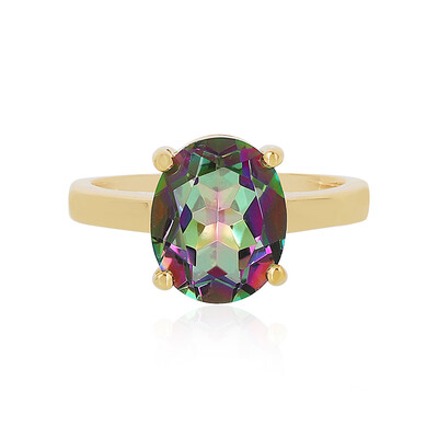 Anillo en plata con Cuarzo místico