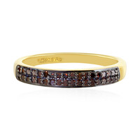 Anillo en plata con Diamante rojo I4