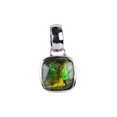 Colgante en plata con Ammolita