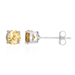 Pendientes en plata con Citrino