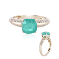 Anillo en oro con Esmeralda de Rusia (AMAYANI)