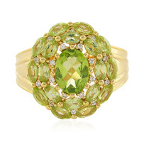 Anillo en plata con Peridoto