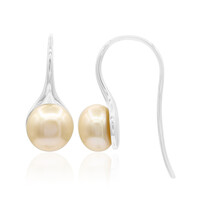 Pendientes en plata con Perla Freshwater (TPC)