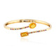 Brazalete en oro con Zafiro naranja de Ban Ka Cha