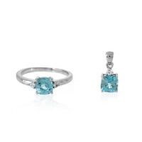 Anillo en plata con Zircón de Ratanak Kirí