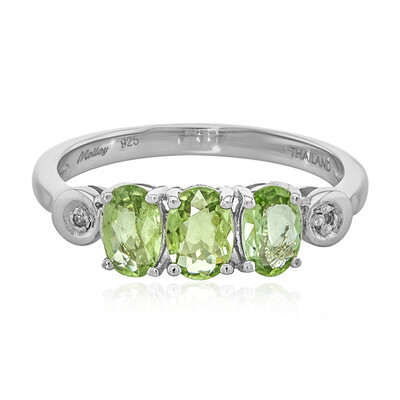 Anillo en plata con Turmalina Paraíba