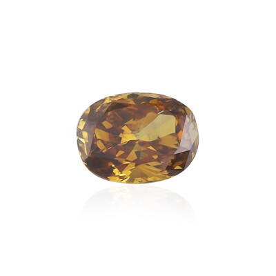 Piedra preciosa con Diamante naranja SI2