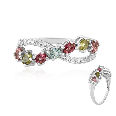 Anillo en plata con Turmalina