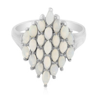 Anillo en plata con Ópalo blanco